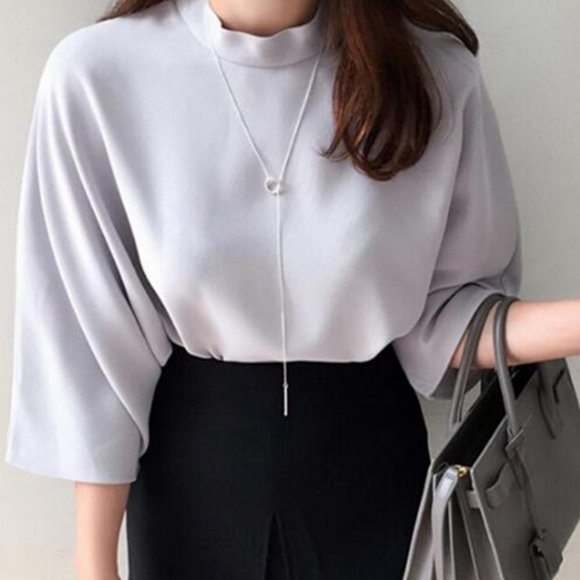 GEO Adjustable Silver Bar Necklace - Picture 2 of 4